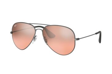 Image of Ray-Ban RB3558 Single Vision Prescription Sunglasses, 58mm, Matte Black Antique, RB3558-91396U-58-SV
