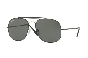 Image of Ray-Ban THE GENERAL RB3561 Bifocal Prescription Sunglasses RB3561-002-58-57 - Lens Diameter 57 mm, Frame Color Black