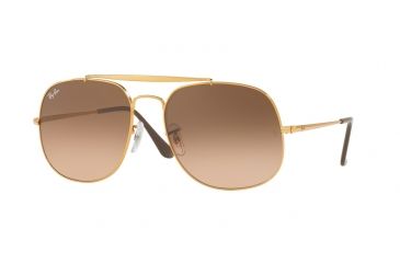 Image of Ray-Ban THE GENERAL RB3561 Bifocal Prescription Sunglasses RB3561-9001A5-57 - Lens Diameter 57 mm, Frame Color Light Bronze