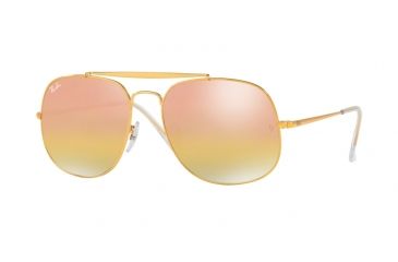 Image of Ray-Ban THE GENERAL RB3561 Bifocal Prescription Sunglasses RB3561-9001I1-57 - Lens Diameter 57 mm, Frame Color Light Bronze