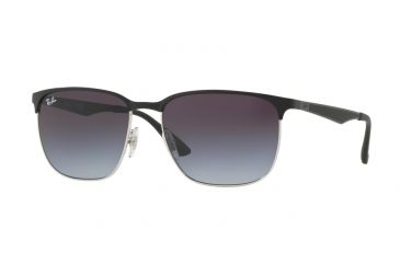 Image of Ray-Ban RB3569 Bifocal Prescription Sunglasses RB3569-90048G-59 - Lens Diameter 59 mm, Frame Color Silver Top Black