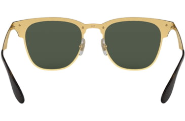 Image of Ray-Ban RB3576N Sunglasses 043/71-47 - Brusched Gold Frame, Dark Green Lenses
