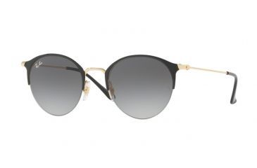Image of Ray-Ban RB3578 Progressive Prescription Sunglasses RB3578-187-11-50 - Lens Diameter 50 mm, Frame Color Gold/top Shiny Black