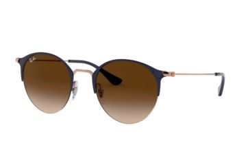 Image of Ray-Ban RB3578 Sunglasses 917513-50 - , Brown Gradient Dark Brown Lenses