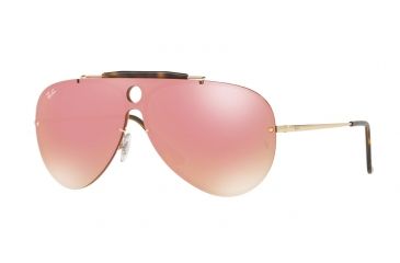 Image of Ray-Ban BLAZE SHOOTER RB3581N Bifocal Prescription Sunglasses RB3581N-001-E4-32 - Lens Diameter 132 mm, Lens Diameter 32 mm, Frame Color Gold