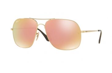 Image of Ray-Ban RB3587CH Sunglasses 001/I0-61 - Gold Frame