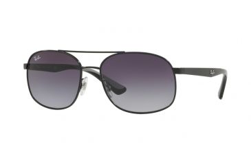 Image of Ray-Ban RB3593 Sunglasses 002/8G-58 - Black Frame, Gray Gradient Lenses