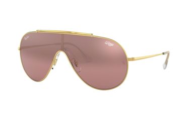 Image of Ray-Ban RB3597 Sunglasses 9050Y2-33 - , Violet Mirror Silver Lenses