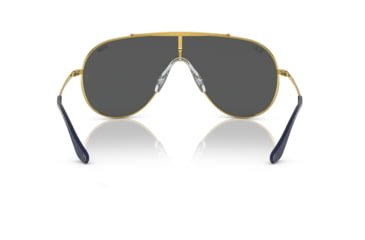 Image of Ray-Ban RB3597 Wings Sunglasses - Mens, Legend Gold Frame, Dark Grey Lens, 33, RB3597-924687-33