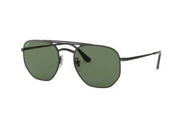 Image of Ray-Ban RB3609 Sunglasses 148/71-54 - Demi Gloss Black Frame, Green Lenses
