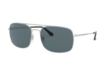 Image of Ray-Ban RB3611 Progressive Prescription Sunglasses, 60mm, Silver, RB3611-003-R5-60-PRO