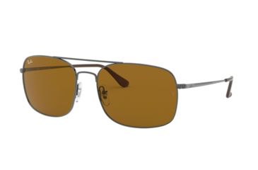Image of Ray-Ban RB3611 Progressive Prescription Sunglasses, 60mm, Gunmetal, RB3611-004-33-60-PRO