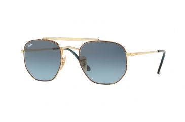 Image of Ray-Ban THE MARSHAL RB3648 Single Vision Prescription Sunglasses, 51mm, Havana, RB3648-91023M-51-SV