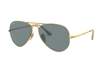 Image of Ray-Ban RB3689 Bifocal Prescription Sunglasses, 58mm, Gold, RB3689-9064S2-58-BI