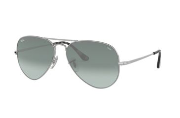 Image of Ray-Ban RB3689 Bifocal Prescription Sunglasses, 58mm, Silver, RB3689-9149AD-58-BI