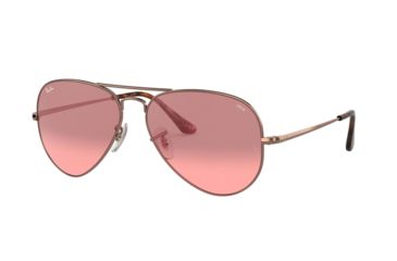 Image of Ray-Ban RB3689 Bifocal Prescription Sunglasses, 58mm, Bronze Copper, RB3689-9151AA-58-BI