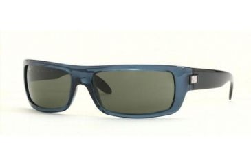 Image of Ray-Ban Sunglasses RB4052-601S-6116 61 mm Lense Diameter / Matte Black Frame w/ Green Lenses