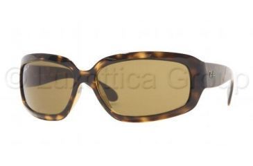 Image of Ray-Ban RB4102 Sunglasses Styles - Light Havana Frame w/ Crystal Brown Polarized 63 mm Diameter Lenses, 710-57-6315