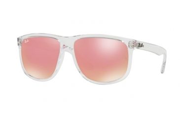 Image of Ray-Ban RB4147 Sunglasses 6325E4-60 - Trasparent Frame, Pink Flash Copper Lenses