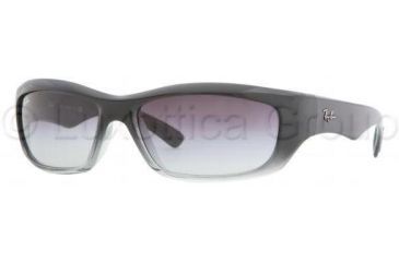 Image of Ray-Ban RB4160 Single Vision Prescription Sunglasses RB4160-842-32-6017 - Lens Diameter: 60 mm, Frame Color: Black On Gray