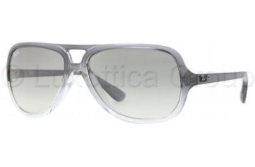 Image of Ray-Ban RB4162 Sunglasses 818/32-5915 - Gray Gradient Transparen Crystal Gray Gradient