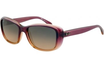 Image of Ray-Ban RB4174 Sunglasses 861/N1-5617 - Violet Gradient On Light Crystal Frame, Gray Gradient Pink Lenses