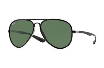 Image of Ray-Ban RB4180 Sunglasses 601/71-58 - Black Frame, Green Lenses