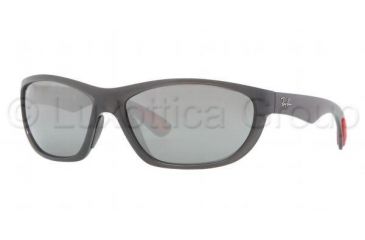 Image of Ray-Ban RB4188 Bifocal Prescription Sunglasses RB4188-60066G-63 - Lens Diameter 63 mm, Frame Color Shiny Grey