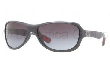 Image of Ray-Ban RB4189 Sunglasses 60068G-6416 - Shiny Grey Frame, Grey Gradient Lenses
