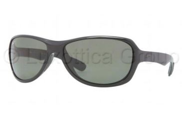 Image of Ray-Ban RB4189 Sunglasses 601/9A-6416 - Black Frame, Green Lenses
