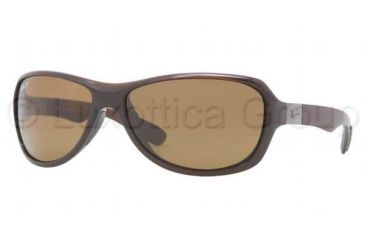 Image of Ray-Ban RB4189 Sunglasses 714/83-6416 - Shiny Brown Frame, Polarized Brown Lenses
