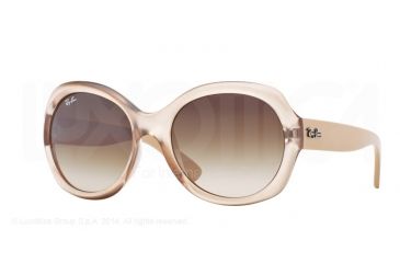 Image of Ray-Ban RB4191 Sunglasses 610813-57 - Demiglos Trasparent Beige Frame, Gradient Brown Lenses