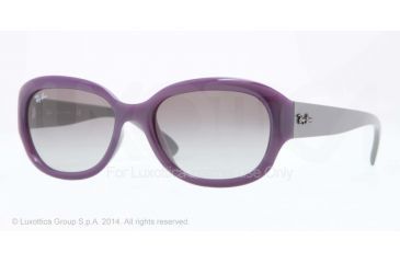 Image of Ray-Ban RB4198 Sunglasses 604671-55 - Opal Violet Frame, Grey Gradient Lenses