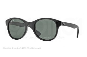 Image of Ray-Ban RB4203 Sunglasses 601/58-51 - Black Frame, Crystal Green Polarized Lenses