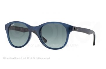 Image of Ray-Ban RB4203 Sunglasses 604271-51 - Opaline Blue-grey Frame, Grey Gradient Dark Grey Lenses