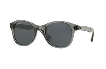 Image of Ray-Ban RB4203 Sunglasses 621/87-51 - Trasparent Shiny Grey Frame, Dark Grey Lenses