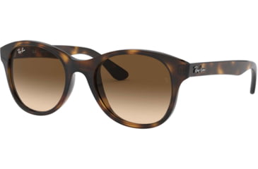 Image of Ray-Ban RB4203 Sunglasses 710/13-51 - Shiny Havana Frame, Brown Gradient Lenses