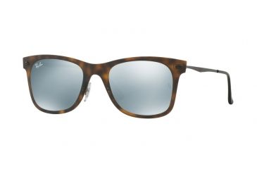 Image of Ray-Ban RB4210 Progressive Prescription Sunglasses RB4210-624430-50 - Lens Diameter 50 mm, Frame Color Matte Havana