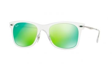 Image of Ray-Ban RB4210 Progressive Prescription Sunglasses RB4210-646-3R-50 - Lens Diameter 50 mm, Frame Color Matte Trasparent