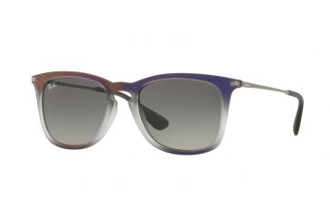 Image of Ray-Ban RB4221F Bifocal Prescription Sunglasses RB4221F-622311-52 - Lens Diameter 52 mm, Frame Color Violet Shot On Black