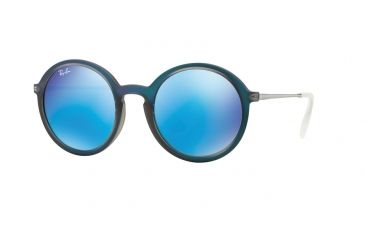Image of Ray-Ban RB4222 Bifocal Prescription Sunglasses RB4222-617055-50 - Lens Diameter 50 mm, Frame Color Shot Blue Rubber