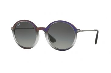 Image of Ray-Ban RB4222 Bifocal Prescription Sunglasses RB4222-622311-50 - Lens Diameter 50 mm, Frame Color Violet Shot On Black