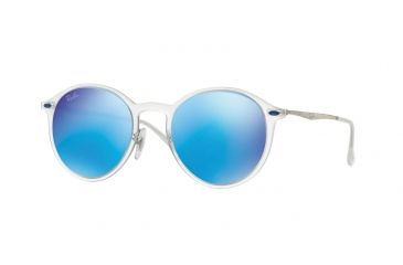 Image of Ray-Ban RB4224 Bifocal Prescription Sunglasses RB4224-646-55-49 - Lens Diameter 49 mm, Frame Color Matte Trasparent