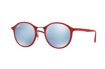 Image of Ray-Ban RB4242 Bifocal Prescription Sunglasses RB4242-764-30-49 - Lens Diameter 49 mm, Frame Color Shiny Red