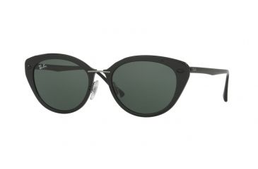 Image of Ray-Ban RB4250 Sunglasses 601/71-52 - Black Frame, Green Lenses