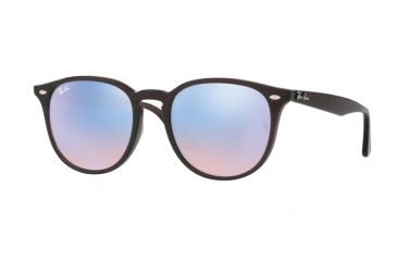 Image of Ray-Ban RB4259F Sunglasses 62311N-53 - Shiny Opal Brown Frame, Blue Flash Blue Lenses