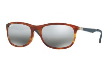 Image of Ray-Ban RB4267F Single Vision Prescription Sunglasses RB4267F-120888-59 - Lens Diameter 59 mm, Frame Color Shiny Red Havana
