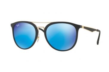 Image of Ray-Ban RB4285 Progressive Prescription Sunglasses RB4285-601S55-55 - Lens Diameter 55 mm, Frame Color Matte Black