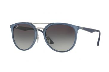 Image of Ray-Ban RB4285 Progressive Prescription Sunglasses RB4285-630311-55 - Lens Diameter 55 mm, Frame Color Light Blue