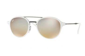Image of Ray-Ban RB4287 Bifocal Prescription Sunglasses RB4287-671-B8-55 - Lens Diameter 55 mm, Frame Color White